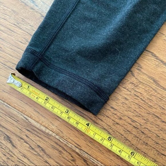 Lululemon Wunder Under Pant (Hi-Rise) Heathered Black size 4 - Picture 5 of 11